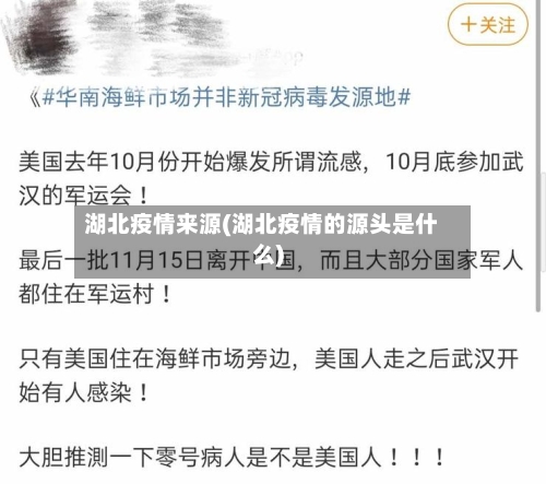 湖北疫情来源(湖北疫情的源头是什么)-第3张图片