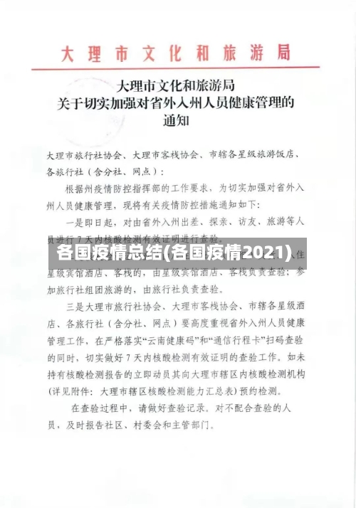 各国疫情总结(各国疫情2021)