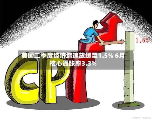 美国二季度经济增速放缓至1.5% 6月核心通胀率3.3%