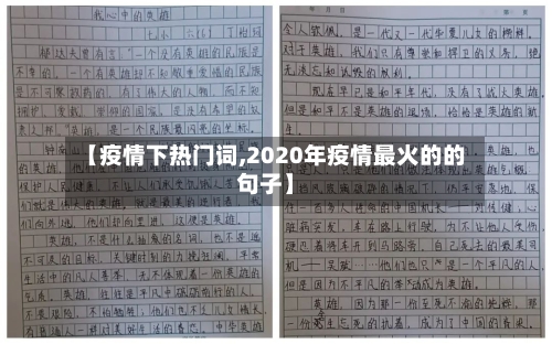 【疫情下热门词,2020年疫情最火的的句子】-第3张图片