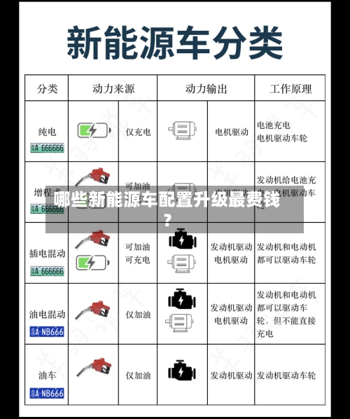 哪些新能源车配置升级最费钱？