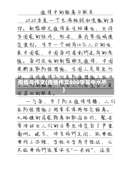 疫情与作文(疫情作文800字高中水平)-第2张图片
