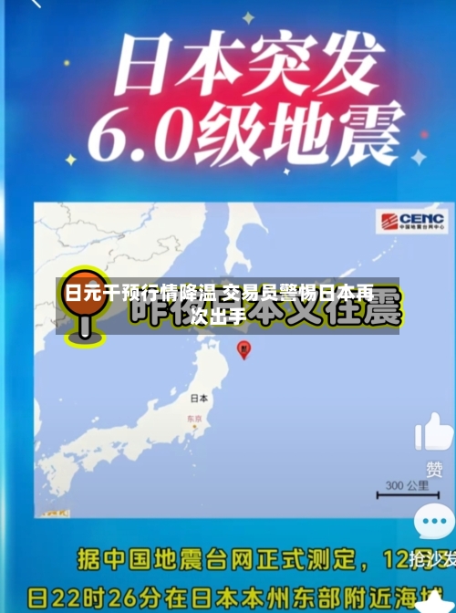 日元干预行情降温 交易员警惕日本再次出手