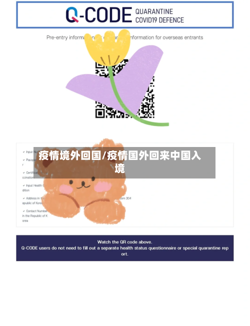 疫情境外回国/疫情国外回来中国入境