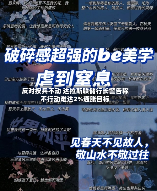 反对按兵不动 达拉斯联储行长警告称不行动难达2%通胀目标-第2张图片
