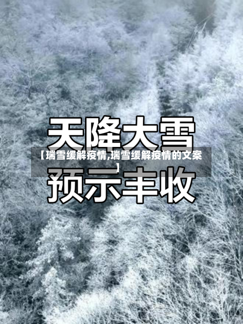 【瑞雪缓解疫情,瑞雪缓解疫情的文案】