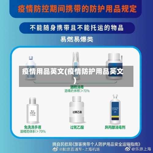 疫情用品英文(疫情防护用品英文)-第2张图片