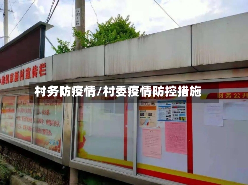 村务防疫情/村委疫情防控措施-第3张图片