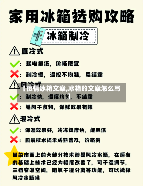 【疫情冰箱文案,冰箱的文案怎么写】-第2张图片
