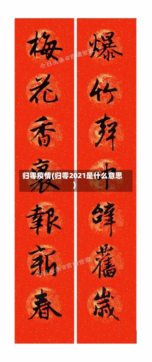 归零疫情(归零2021是什么意思)