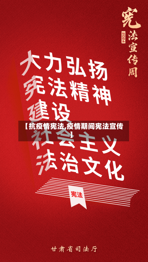 【抗疫情宪法,疫情期间宪法宣传】