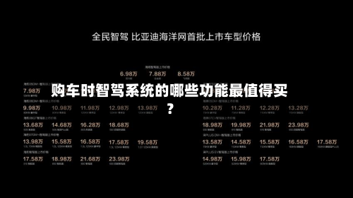 购车时智驾系统的哪些功能最值得买?-第3张图片