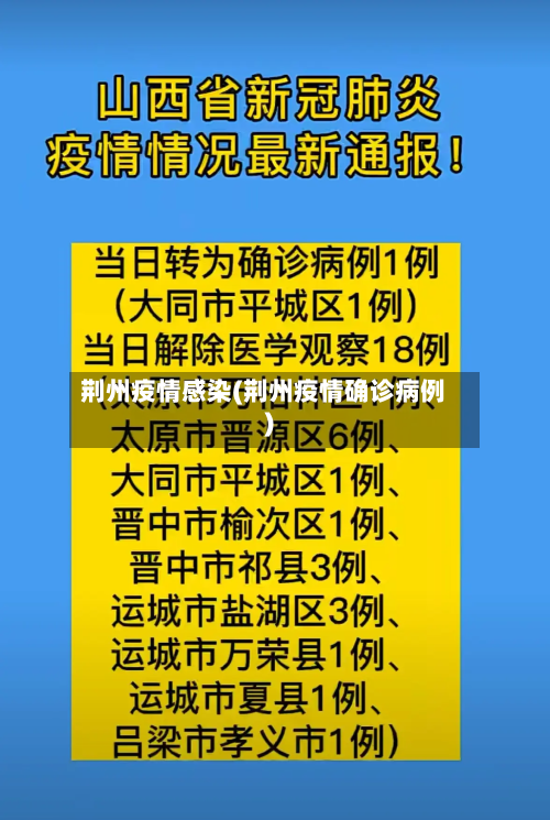 荆州疫情感染(荆州疫情确诊病例)