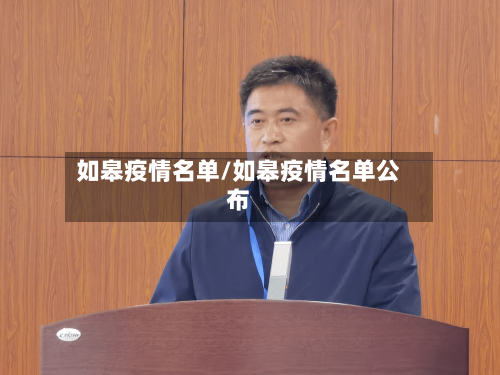 如皋疫情名单/如皋疫情名单公布