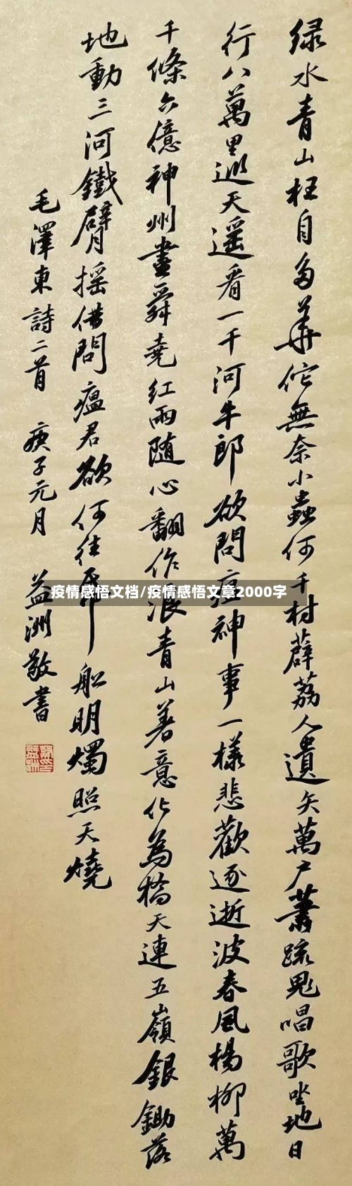 疫情感悟文档/疫情感悟文章2000字-第2张图片