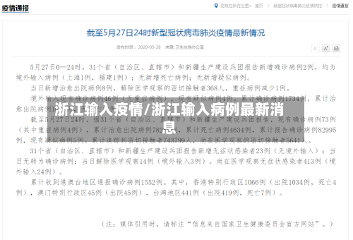浙江输入疫情/浙江输入病例最新消息-第3张图片