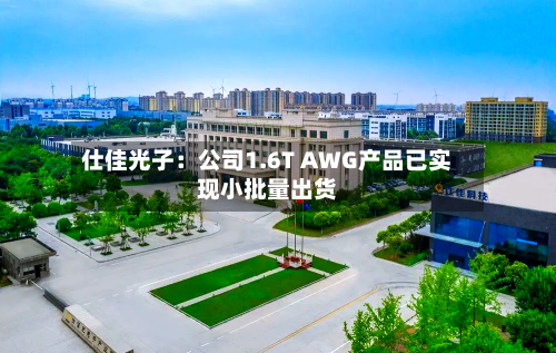 仕佳光子：公司1.6T AWG产品已实现小批量出货