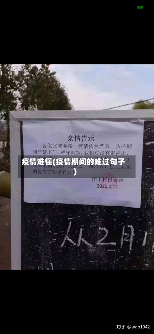 疫情难懂(疫情期间的难过句子)-第3张图片