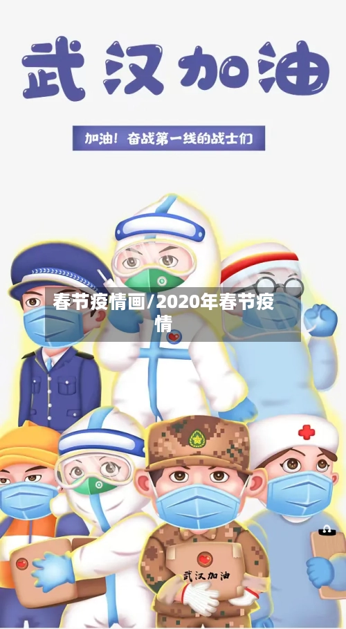 春节疫情画/2020年春节疫情