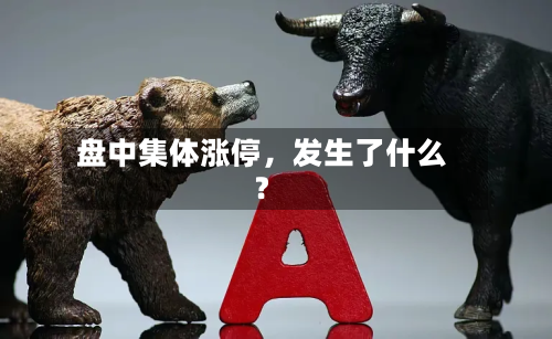 盘中集体涨停，发生了什么？-第3张图片