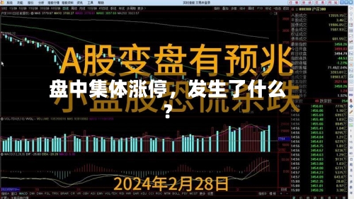 盘中集体涨停，发生了什么？-第2张图片