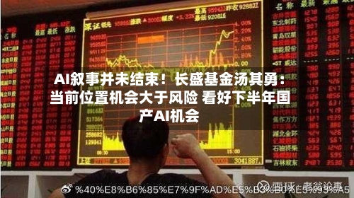 AI叙事并未结束！长盛基金汤其勇：当前位置机会大于风险 看好下半年国产AI机会