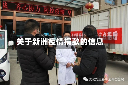 关于新洲疫情捐款的信息