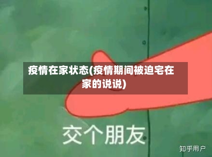 疫情在家状态(疫情期间被迫宅在家的说说)-第2张图片