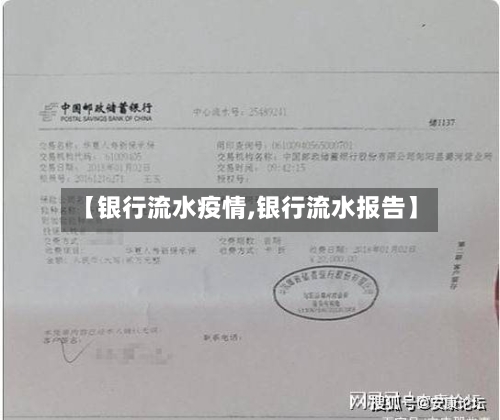 【银行流水疫情,银行流水报告】-第3张图片