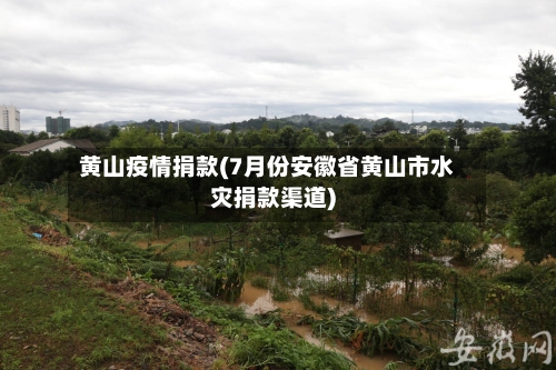 黄山疫情捐款(7月份安徽省黄山市水灾捐款渠道)