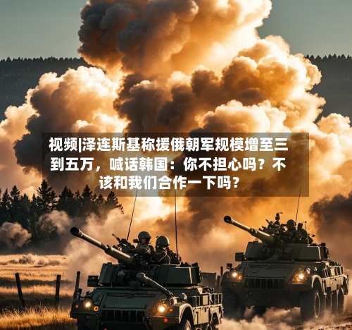 视频|泽连斯基称援俄朝军规模增至三到五万，喊话韩国：你不担心吗？不该和我们合作一下吗？-第2张图片