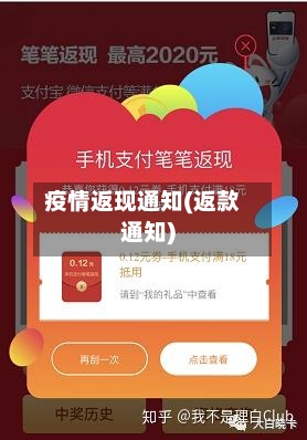 疫情返现通知(返款通知)