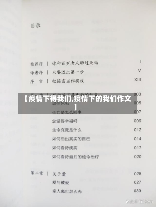 【疫情下得我们,疫情下的我们作文】