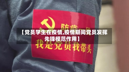 【党员学生在疫情,疫情期间党员发挥先锋模范作用】-第2张图片
