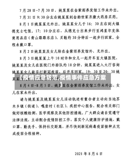 【疫情应急防范,疫情事件应急方案】