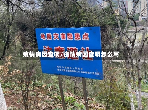 疫情病因查明/疫情病因查明怎么写-第2张图片