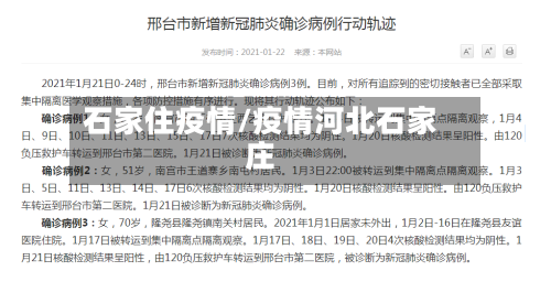 石家住疫情/疫情河北石家庄-第2张图片