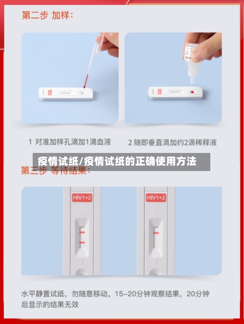 疫情试纸/疫情试纸的正确使用方法